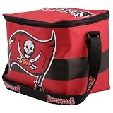 Tampa Bay Buccaneers Lunch Bag: 6 Pack Zipper Cooler