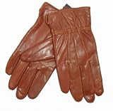 Ladies Medium Brown leather Gloves 2 Sizes Available