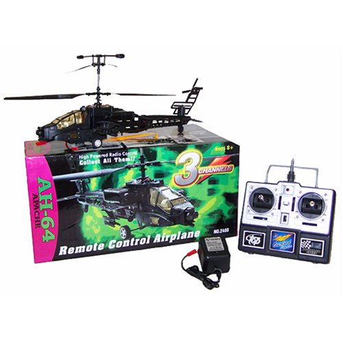 Apache AH 64 Longbow Military RC Helicopter (Black) 3 Channel 51ENfs9jXRL Apache AH 64 Longbow Military RC Helicopter (Black) 3 Channel