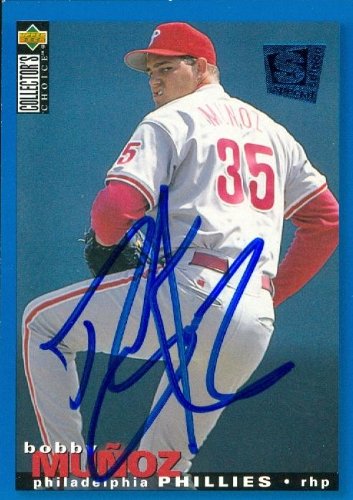 Bobby Munoz Autographed Hand Signed MLB Baseball Card Philadelphia Phillies 1994 Upper Deck CollecB0055HKHH4