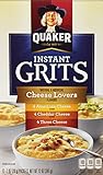 Quaker Oats Instant Grits, Cheese Lovers Variety Pack, 12 Ounce