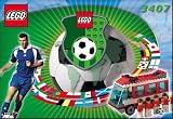 Lego 3407 Soccer Sports Red Bus
