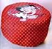 Betty Boop & Friend Round Fabric Ottoman Footstool Cover