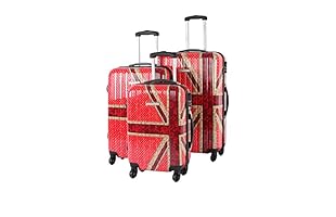 Lollipops Set de 3 trolleys rígidos (Rojo)