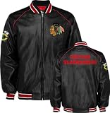 Chicago Blackhawks Faux Leather Varsity Jacket