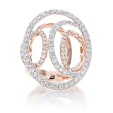 2 Carat Diamond Ring - 14k Two-Tone Gold 2.29 Carat Diamond Cocktail Ring