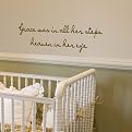 Wall Appliqué - Heaven In Eye Grace In Her Step