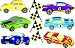 Wallcandy Arts Multi Color Race Cars & Flags - 1 Kit