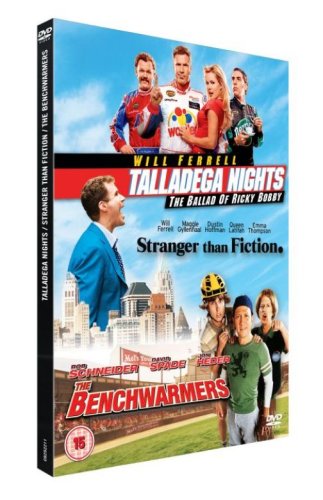 CD-Charts  DVD : The Benchwarmers/Talladega Nights - The Ballad Of Ricky Bobby/Stranger Than Fiction