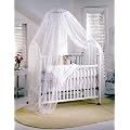 Wei�er Baby Baldachin Moskitonetz f�r Feldbett