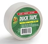 Duck Brand 392973 Colored Duct Tape, White, 1.88-Inch by 20 Yards, Case of 6 Rolls