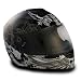 VCAN V136 Dark Angel Black Large Graphic Full Face Helmet