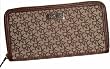 Women's DKNY Large Zip Around Wallet T&C Classics Chino/Brown