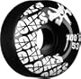 Bones Wheels "100s" Skateboard Wheels (53mm x 34mm, Black)