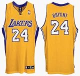 Kobe Bryant Gold adidas NBA Authentic Los Angeles Lakers Jersey - 40