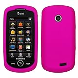 Hot Pink Silicone Case / Skin / Cover for Samsung Solstice II / SGH-A817