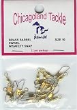 Brass Barrel Swivel with Safty Snap Size 10 (144 Pcs)