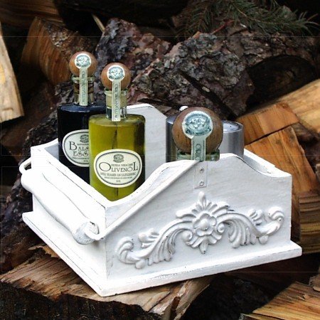 COTTAGE HOLZBOX ALTES HOLZ BAD KÜCHE SHABBY-CHIC