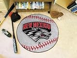 New Mexico State Aggies 29 Round Baseball Floor Mat (Rug)