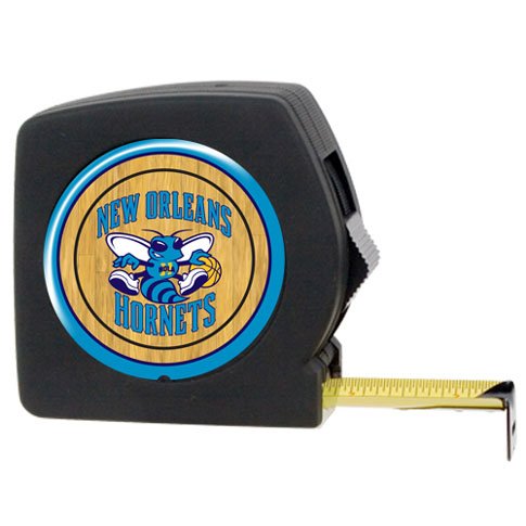 NBA New Orleans Hornets 25' Black Tape Measure