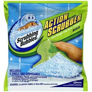 Scrubbing Bubbles, Action Scrubber Refills, 6 Count [9 Packages]
