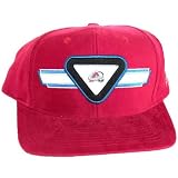 Vintage Cotton Colorado Avalanche Adjustable Snap Back Hat Cap Hat - Maroon