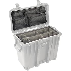 Pelican 1446 Office Divider Set and Lid Organizer for 1440 Case (Grey)