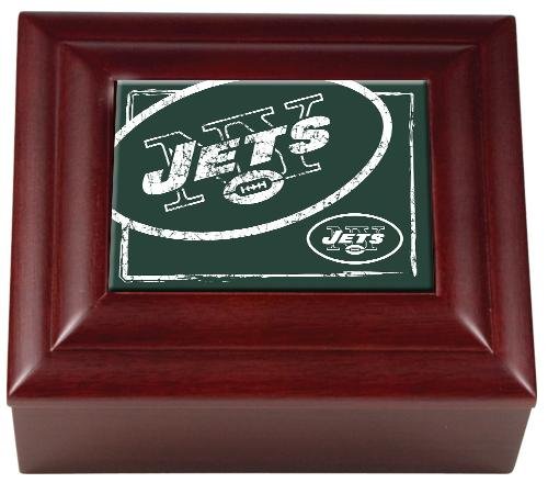 NFL New York Jets Wood Keepsake Box