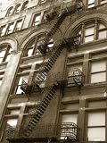 Fire Escape Wall Mural