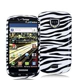 Electromaster(TM) Brand - Black / White Zebra Design Crystal Hard Skin Case ....