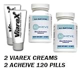 Viarex Penis Enlargement Cream 2 Tubes Acheive Penis Enlargement Pills 120 pills 2 Month Supply Viarex Penis Enlargement Cream 2 Tubes Acheive Penis Enlargement Pills 120 pills 2 Month Supply