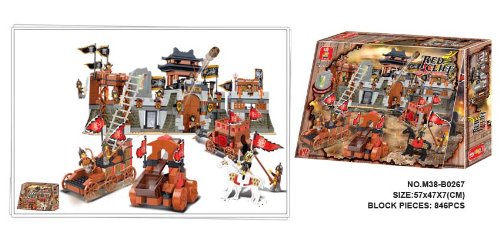 Sluban Take Jingang By Strategy 846 Piece Building Block SET Lego Compatible-image