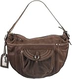 Fossil Handbag - Weekender Leather Hobo (Color: Espresso)