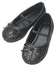 Black Sequin Pumps