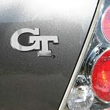 Georgia Tech Yellow Jackets Chrome Auto Emblem