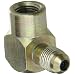 EATON Aeroquip 2025-4-5S 90 Degree Female Elbow, JIC 37° & NPT End Types, Carbon Steel, 1/4 NPT(f) x 5/16 JIC(f) End Size, 5/16" Tube OD, 1/4" Female Pipe Size