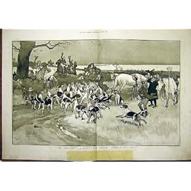 Gnomes Aris de Madame Carriage Hunt Sketch Hounds de Knnowles