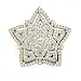 Swarovski Crystal Silver Star Brooch
