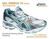 Asics - Damen Laufschuh - Gel Nimbus 10, Ohne Zuordnung, Gr. 6 UK - 