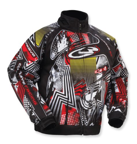  christmas COLDWAVE RACING SNOWMOBILE JACKET YELLOWB0066YI088