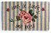 GIFT COMPANY 76544 Kokos-Fussmatte, 74x44 cm Jardin Une Rose