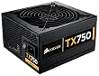Corsair Enthusiast Series 750-Watt 80 Plus Bronze Certified Power Supply Compatible with Intel Core i3, i5, i7 and AMD platforms - CMPSU-750TXV2