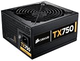 Corsair Enthusiast Series TX750 V2 750W ATX 12V 80 PLUS BRONZE Certified Active PFC High Performance Power Supply CMPSU-750TXV2