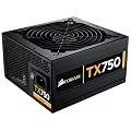 Corsair Enthusiast Series TX750 V2 750W ATX 12V 80 PLUS BRONZE Certified Active PFC High Performance Power Supply CMPSU-750TXV2