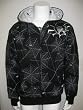 Silver Star Men's 20 Eyes Reversible Hoodie in Black/White