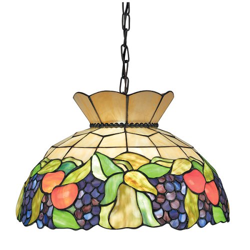 1-Light Tiffany-Style Pendant