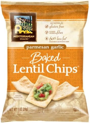 Baked Lentil Chips - Parmesan Garlic 1 oz (Pack of 12)