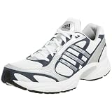 adidas Men's Duramo US Lea Running Shoe,White/Marine/Silver,10.5 M