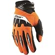 Thor MX Spectrum Men's MotoX Motorcycle Gloves w/ Free B&F Heart Sticker Bundle - Orange