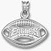 Philadelphia Eagles Eagles Football Pendant - Sterling Silver Jewelry